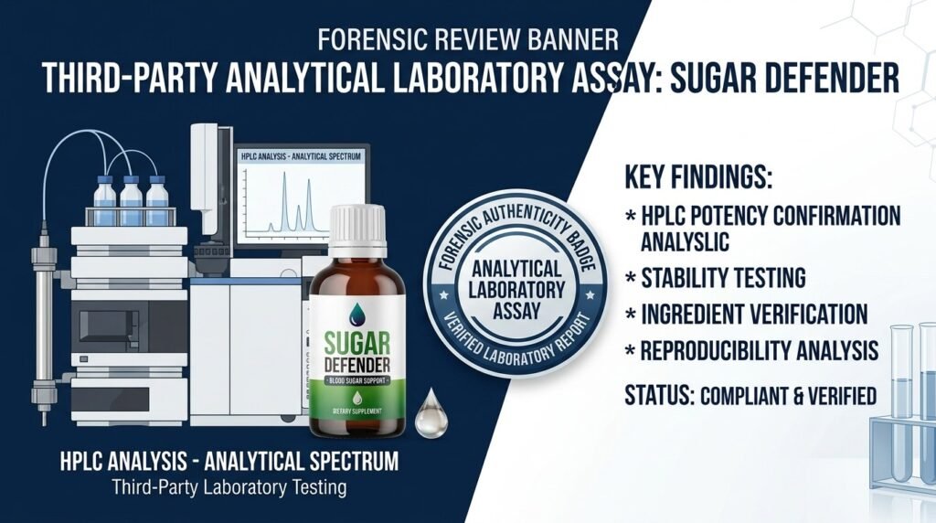 Sugar Defender Review 2026: Independent Lab Assay, Chromatographic Purity Test & Counterfeit Alert